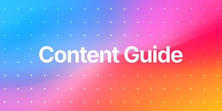 Cover image for Content Guide